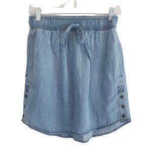 C&C CALIFORNIA Blue Casual Skirt Light Weight Denim Size Small